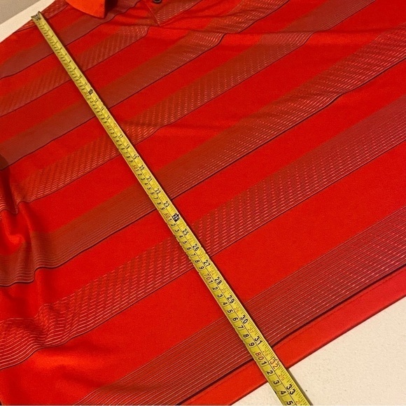 Grand Slam Shirt Mens 2XB Golf Polo Lightweight Short Sleeves Red Striped - Picture 9 of 9
